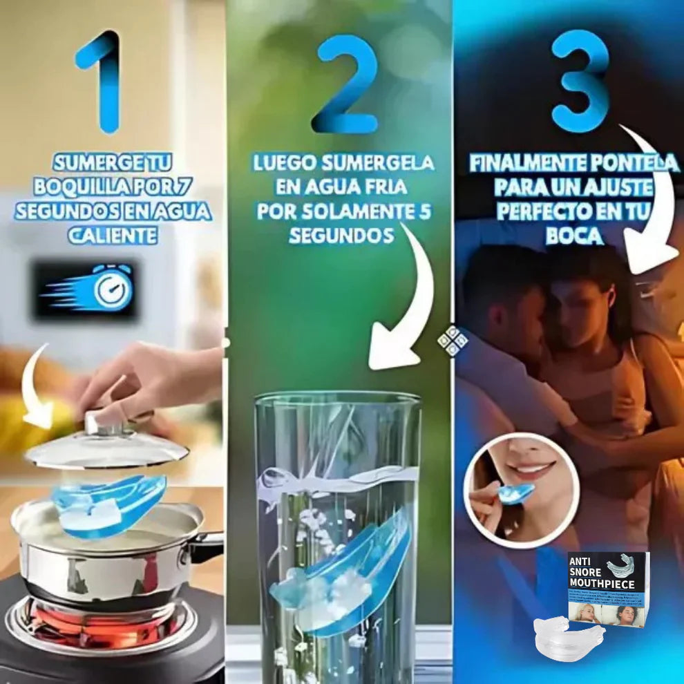 Kit Alivon Anti Ronquidos | Protector Bucal + Pinza Nasal Magnética GRATIS